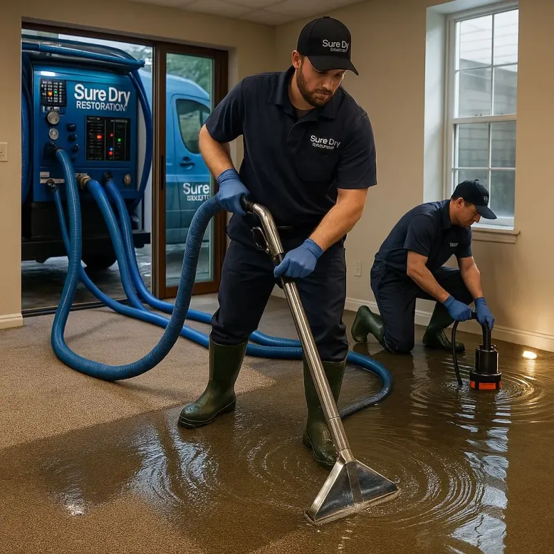 Water Extraction and Removal process in Rockwood, MI